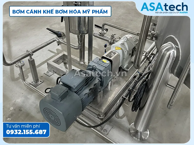 Asatech - Lắp Đặt Bơm Cánh Khế Bơm Hóa Mỹ Phẩm Chọn Bơm Cánh Khế Bơm Hóa Mỹ Phẩm