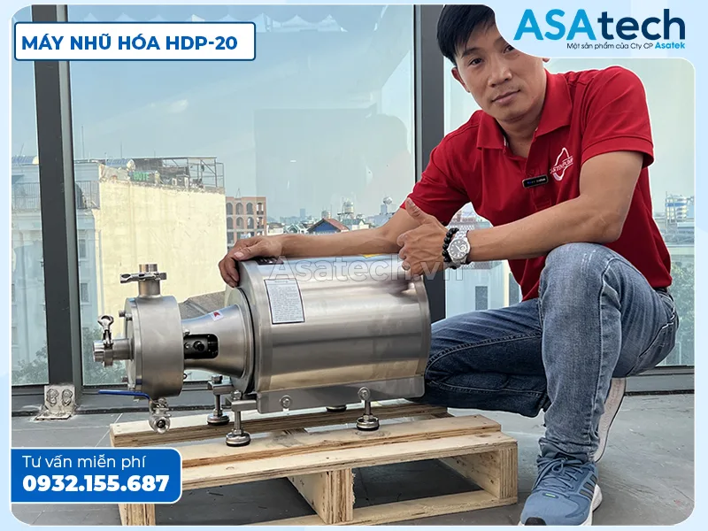Máy nhũ hóa thuốc bảo vệ thực vật, phân bón 1 tầng cánh Carten Pump HDP-20 Máy nhũ hóa thuốc bảo vệ thực vật, phân bón 1 tầng cánh Carten Pump HDP-20