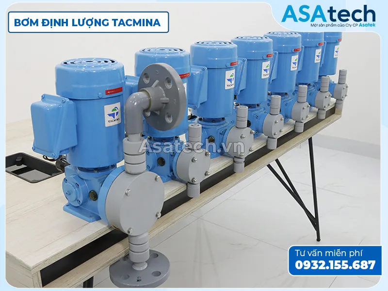 Bơm định lượng hóa chất TACMINA Bơm định lượng hóa chất TACMINA