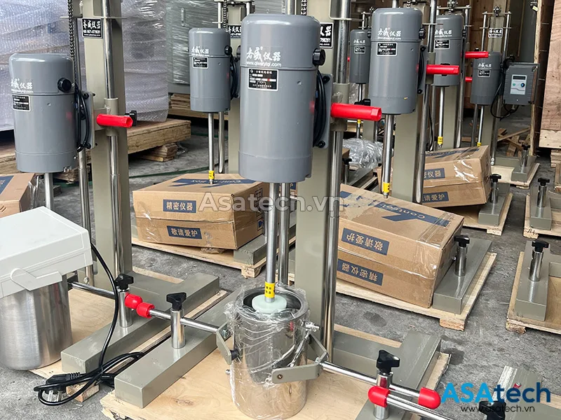 Máy nghiền mẫu thí nghiệm trục đứng 1.5L chỉnh cơ Máy nghiền mẫu thí nghiệm trục đứng 1.5L