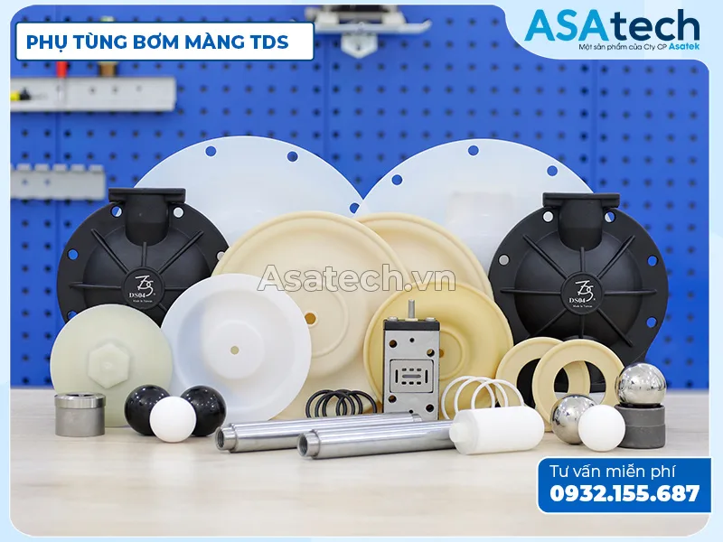 Phụ kiện bơm màng TDS, Phụ tùng máy bơm màng TDS chính hãng Phụ kiện bơm màng TDS, Phụ tùng máy bơm màng TDS chính hãng