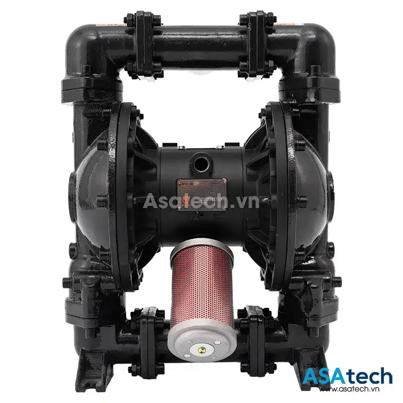 Bơm Màng Khí Nén Godo BFQ-40 (1.5''-Gang-Teflon) 8 Bơm Màng Khí Nén Godo BFQ-40 thân gang