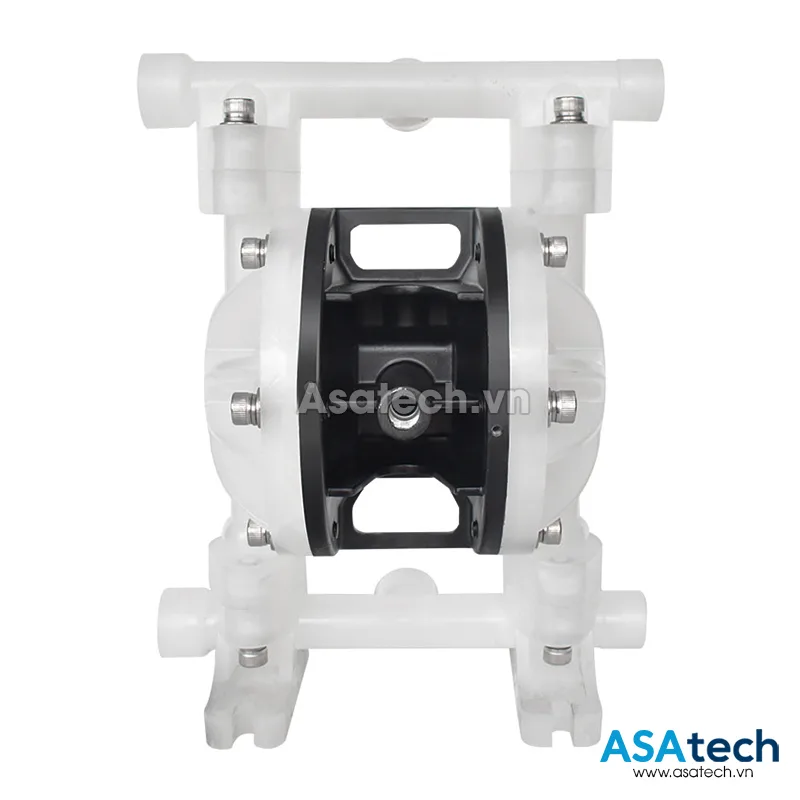 Bơm màng khí nén GODO QBY4-15 (1/2''-PP-Teflon) 10 Bơm màng khí nén GODO QBY4-15 thân nhựa PP