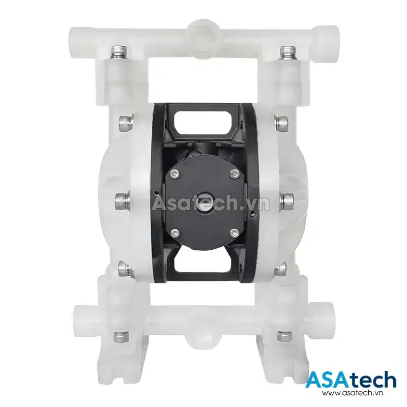 Bơm màng khí nén GODO QBY4-15 (1/2''-PP-Teflon) 11 Bơm màng khí nén GODO QBY4-15 thân nhựa PP