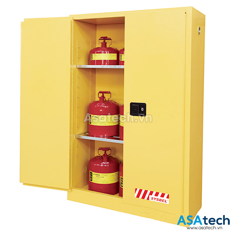 Tủ chống cháy đựng hoá chất QT-CCHC01 Tủ chống cháy đựng hoá chất QT-CCHC01