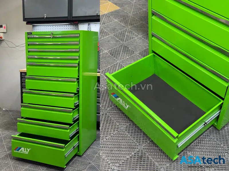 Asatech - Tủ đựng đồ nghề 10 ngăn kéo QT-10NK Tủ đựng đồ nghề 10 ngăn kéo QT-10NK
