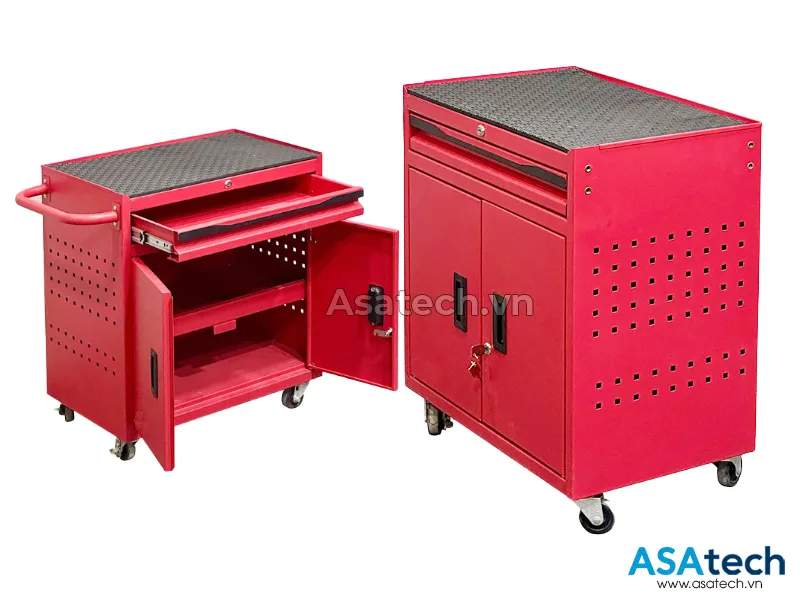 Asatech xe đẩy đựng dụng cụ QT-2C1N Xe đẩy đựng dụng cụ QT-2C1N