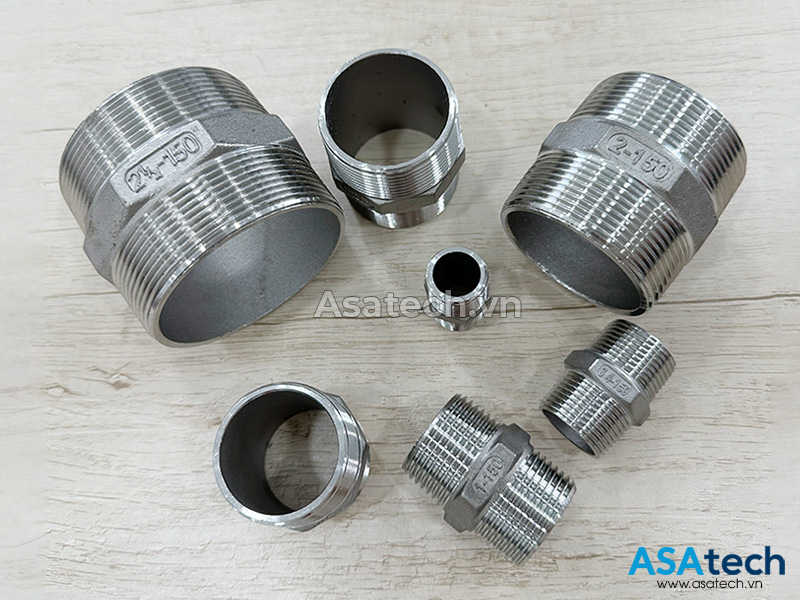 Kép Ren Inox Nối 2 Đầu Ren Ngoài 2 Kép Ren Inox Nối 2 Đầu Ren Ngoài