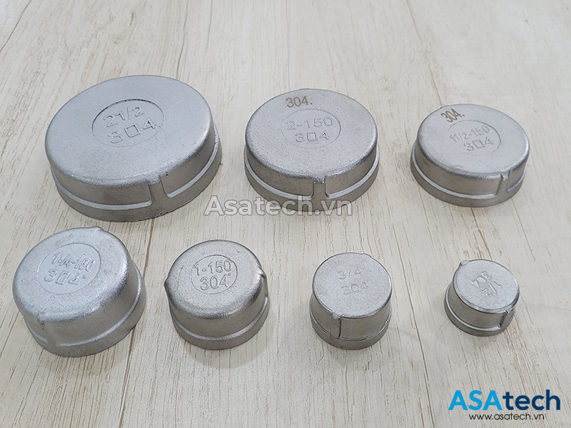 Nắp Bịt Ren Trong Inox 304 - Nút Bịt Ống Inox 3 Nắp Bịt Ren Trong Inox 304 - Nút Bịt Ống Inox