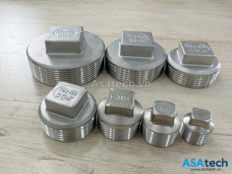 Nút Bịt Ren Ngoài Inox 304 - Đầu Bịt Ống Inox 4 Nút Bịt Ren Ngoài Inox 304 - Đầu Bịt Ống Inox