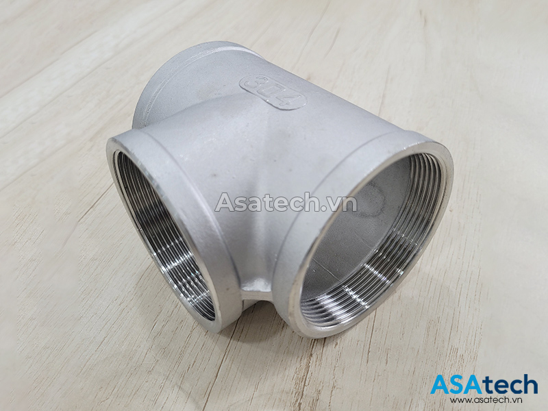 Tê Đều Ren Trong Inox 304 2 Tê Đều Ren Trong Inox 304