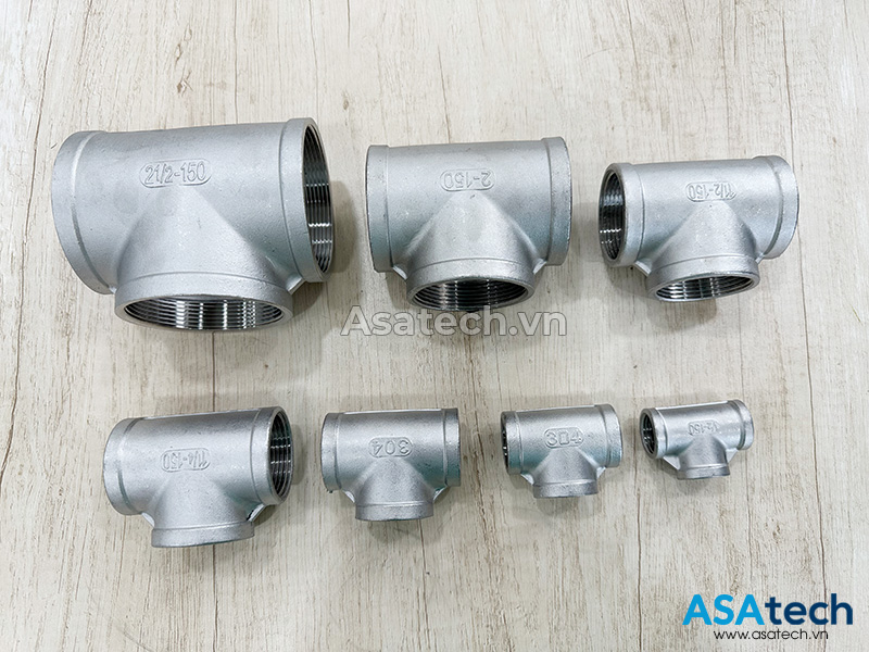 Tê Đều Ren Trong Inox 304 4 Tê Đều Ren Trong Inox 304