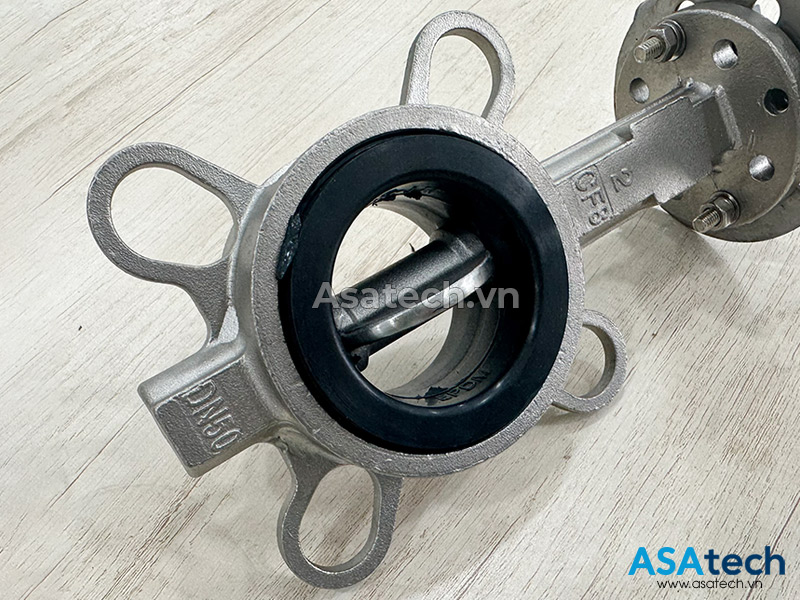 Van Bướm Tay Kẹp Công Nghiệp Ron Cao Su Inox 304 3 Van Bướm Tay Kẹp Công Nghiệp Ron Cao Su Inox 304