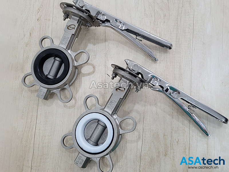 Van Bướm Tay Kẹp Công Nghiệp Ron Cao Su Inox 304