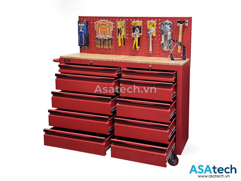 Asatech - Xe đẩy đựng đồ nghề QT-10DBT Xe đẩy đựng đồ nghề QT-10DBT