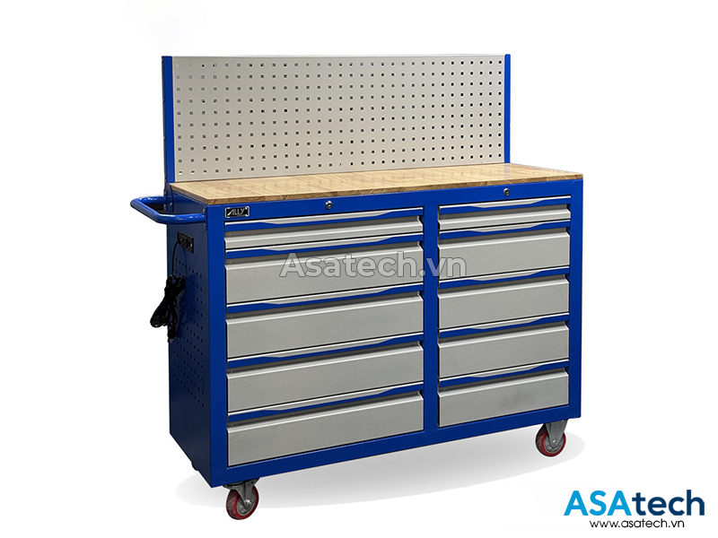 Asatech - Xe đẩy đựng đồ nghề QT-10DBT Xe đẩy đựng đồ nghề QT-10DBT