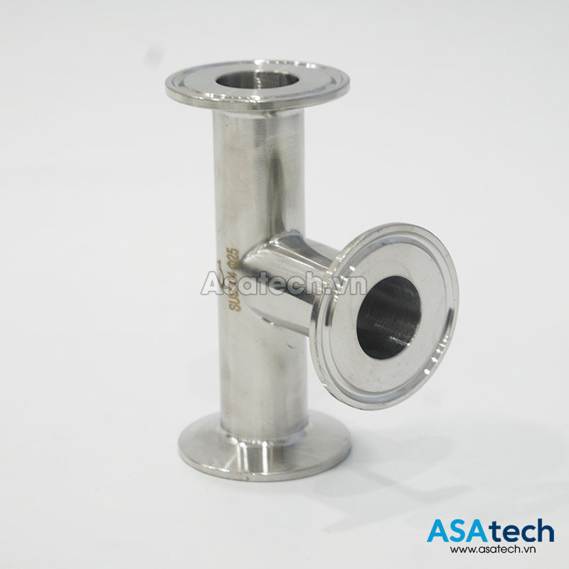 Tê đều Inox vi sinh 3 đầu clamp