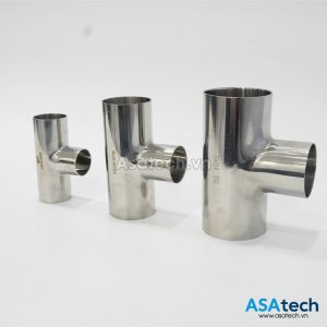 Tê giảm inox vi sinh kết nối 3 đầu hàn