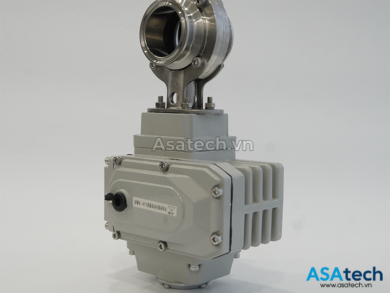 Van bướm vi sinh điều khiển điện 24VDC