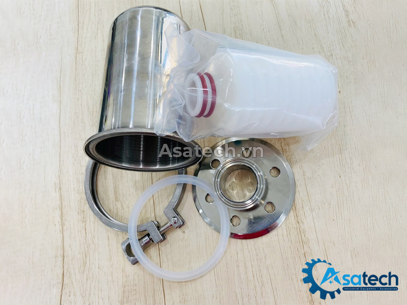 Van thở inox vi sinh, Van thở hô hấp cho bồn tank vi sinh nối clamp