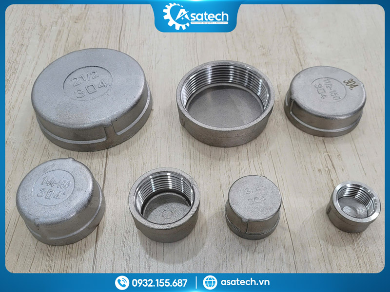 đầu nối ren inox - nắp bịt ren trong Nắp bịt ren trong