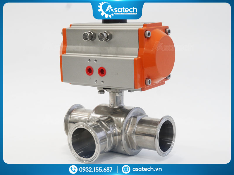 Van bi vi sinh điều khiển khí nén 