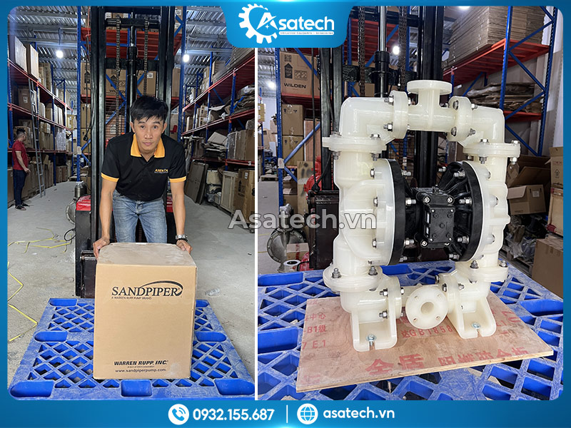 bơm màng sandpiper chính hãng mỹ