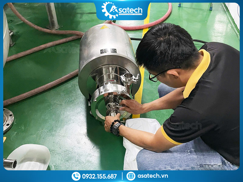 Bơm nhũ hóa cho nhà máy nước xả vải Bàn giao bơm nhũ hoa cho nhà máy nước xả vải