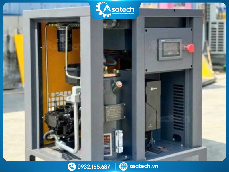 Cấu tạo máy nén khí trục vít SPBT10A