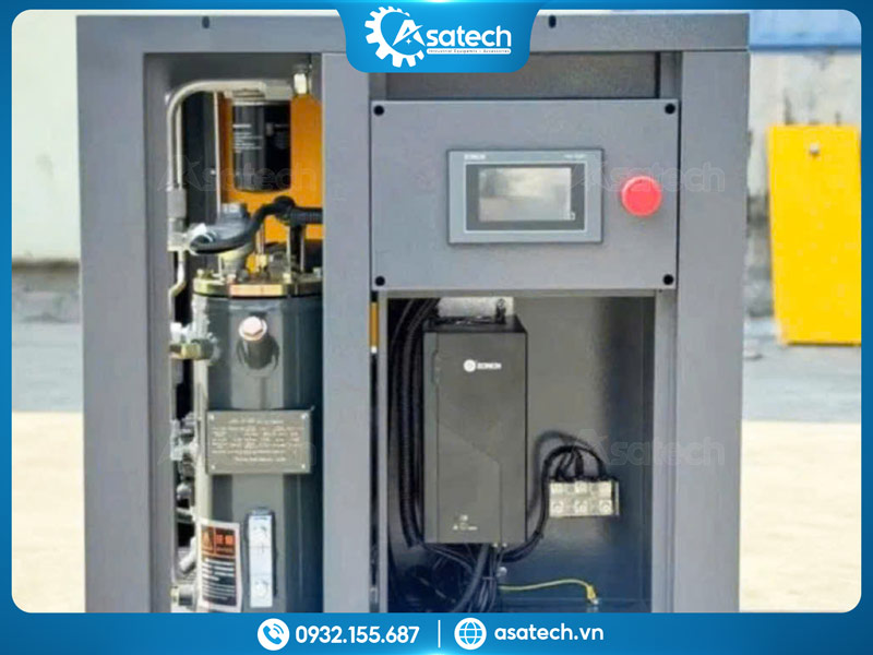 Cấu tạo máy nén khí trục vít SPBT10A