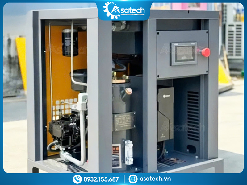 Máy nén khí trục vít Pegasus 30HP (22kw) SPBT30A biến tần