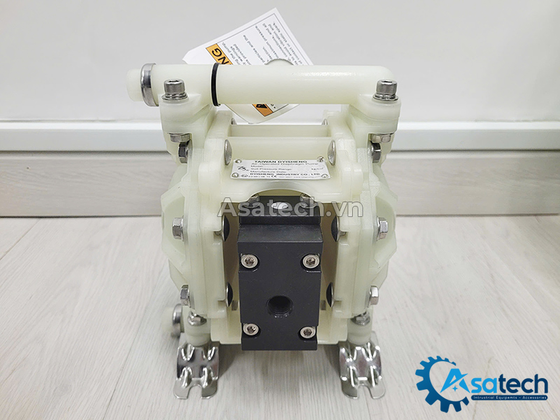 Bơm màng khí nén TDS DS02-PPT-TPTP-03 thân nhựa màng teflon Bơm màng TDS DS02-PPT-TPTP-03