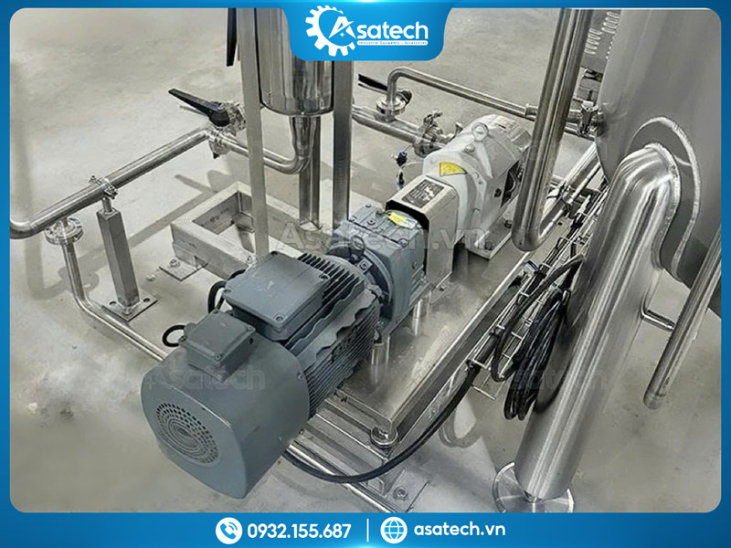 Giải pháp bơm nhớt cao không nhiễm khuẩn cho ngành thực phẩm 14 Bơm cánh khế trong hệ thóng nhà máy thực phẩm