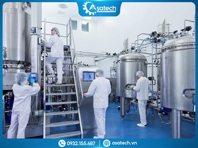 Hệ thống khử trùng tự động CIP trong sản xuất Hệ thống khử trùng tự động CIP trong sản xuất