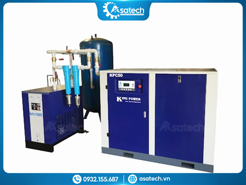 máy nén khí trục vít giá bao nhiêu - máy nén khí trục vít King Power chính hãng Máy nén khí trục vít giá bao nhiêu