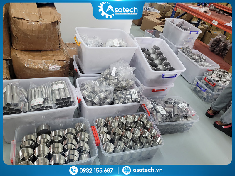 Phụ kiện inox công nghiệp Asatech – đa dạng chủng loại, chuẩn Inox 304/316. Phụ kiện inox công nghiệp