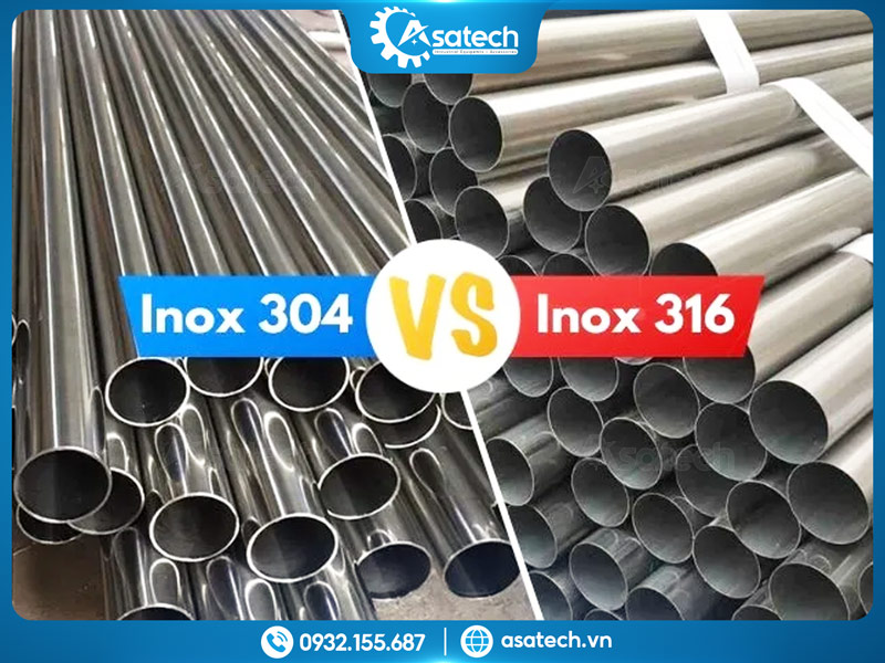 So sánh inox 304, inox 316L
