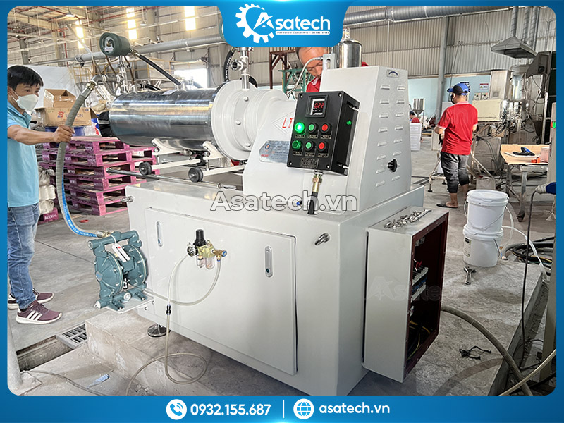 Bàn giao máy nghiền thuốc bảo vệ thực vật Bàn giao máy nghiền thuốc bảo vệ thực vật tại công ty TNHH đam nông