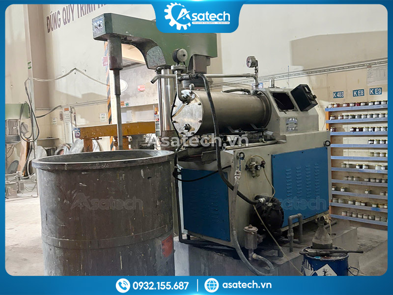 SƠN BENZO - CÔNG TY TNHH TM & SX TÂN TRƯỜNG THỊNH 1 Bàn giao máy nghiền sơn 30L tại SƠN BENZO
