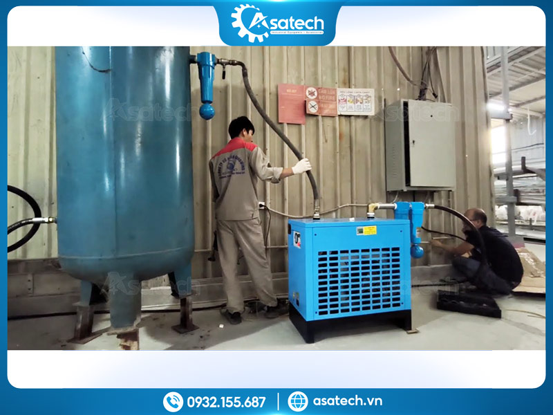 Vận hành máy nén khí trục vít và piston trong nhà máy Vận hành máy nén khí trục vít trong nhà máy