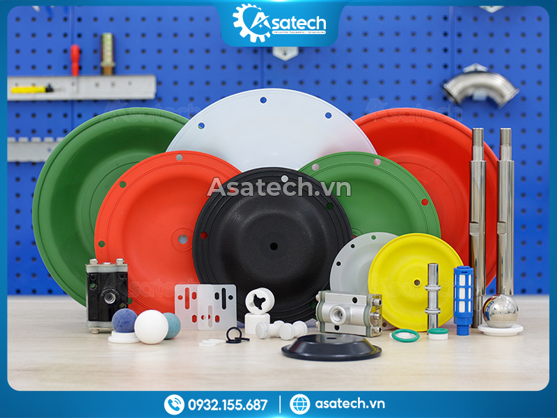 tổng hợp phụ tùng bơm màng khí nén