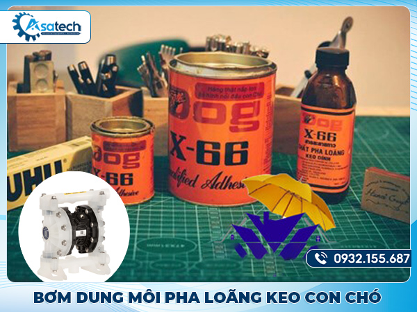 máy bơm dung môi pha loãng keo con chó loại nào Nên sử dụng máy bơm dung môi pha loãng keo con chó loại nào