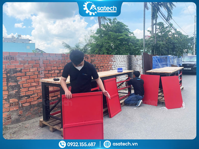 Asatech nhận đặt sản xuất Bàn nguội cơ khí theo yêu cầu