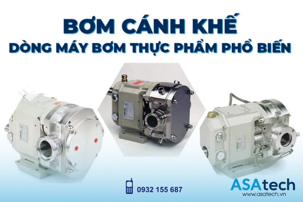Máy Bơm Cánh Khế, Bơm Thực Phẩm, Lobe Pump, Bơm Nhũ Tương