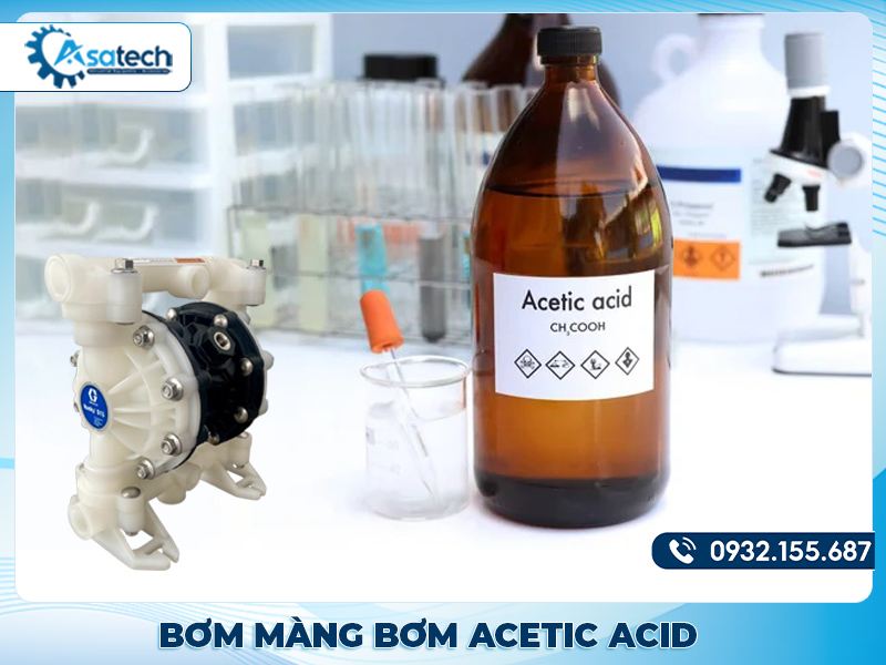 Bơm Acid Acetic nên chọn máy bơm màng khí nén loại nào Bơm Acid Acetic nên chọn máy bơm màng khí nén loại nào