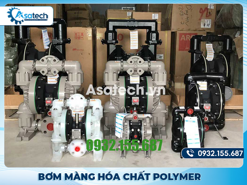 Máy bơm hóa chất Polymer cho xử lý nước công nghiệp