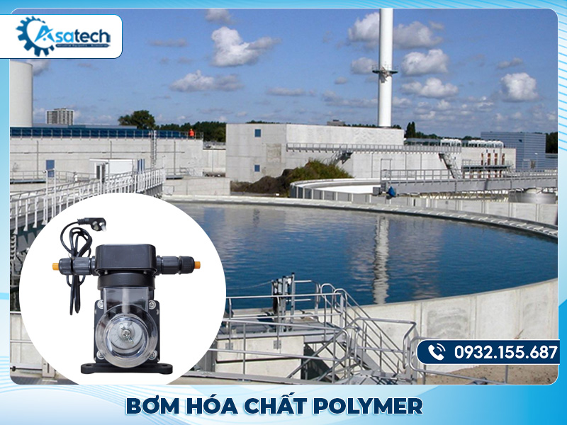 Máy bơm hóa chất Polymer cho xử lý nước công nghiệp