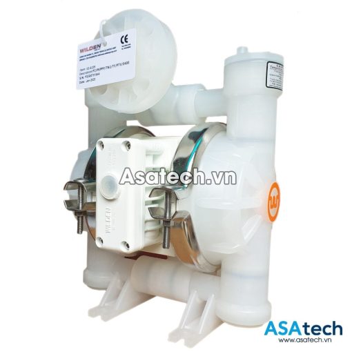 Máy bơm màng khí nén Wilden P2/PKPPP/TNU/TF/PTV/0400 (1", PP, Teflon)