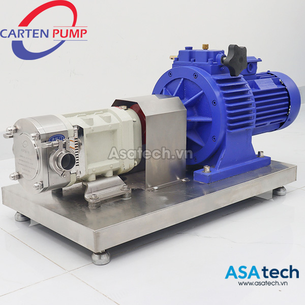 Bơm cánh khế thực phẩm Carten Pump HLP3A-18 | Lobe Pump (1.5″) 3 Bơm cánh khế Carten Pump HLP3A-18 | Lobe Pump (1-1/2″)