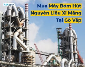 Mua may bom hut nguyen lieu xi mang tai Go Vap